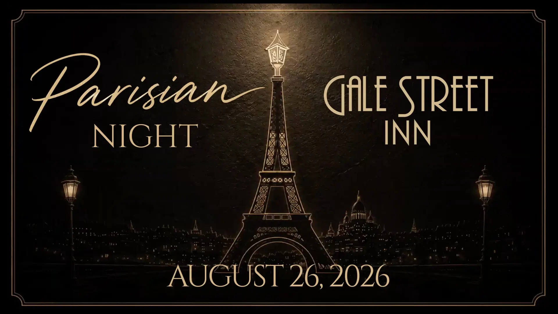 Parisian Night at Gale Street Inn on August 26, 2026